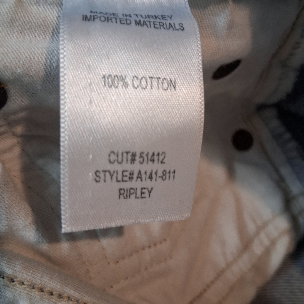 AGOLDE Ripley Mid Rise Straight Jeans in Forfeit Size 25 - Picture 9 of 11